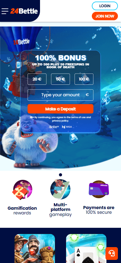 24Bettle Casino Mobile screenshot
